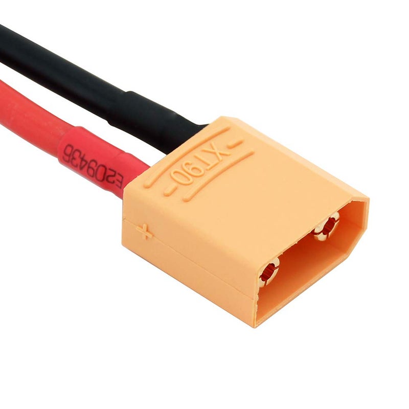 OliYin 3pcs XT90 Male to XT60 Female Connector Converter Adaptor with 12awg 1.96inch 5cm Cable(Pack of 3) - Image 4